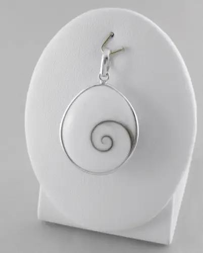 Pendentif Oeil de Sainte Lucie ou Shiva Ovale 25 mm 