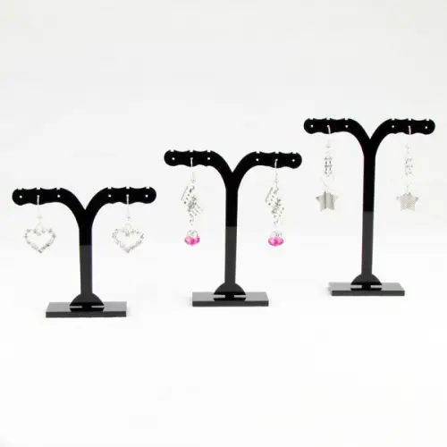 Set de 3 Arbres Boucles d'Oreilles en Acrylique - 3 Tailles 