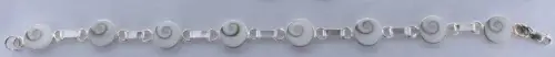 Bracelet Argent Oeil de Sainte Lucie et Argent 