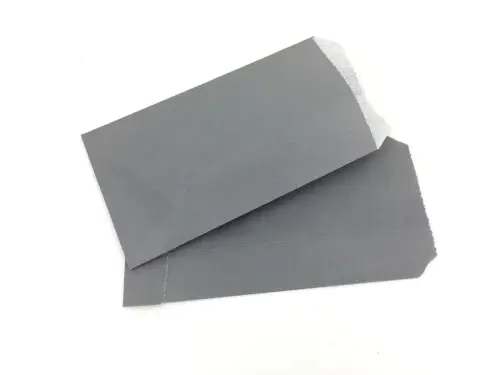 Pochettes Papier Cadeau Grises 7x12 