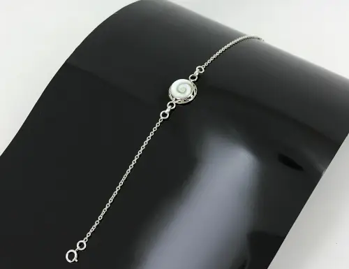 Bracelet Oeil de Sainte Lucie et Argent - Tribal 