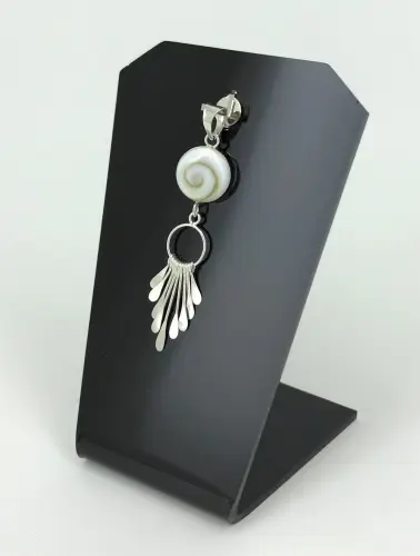 Pendentif Oeil de Sainte Lucie et Argent 