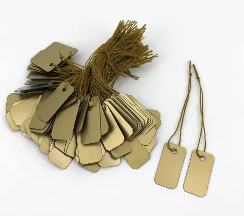 Lot de 100 Etiquettes Prix en PVC - 23 x 11 mm 