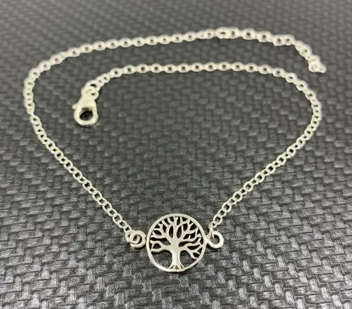 Bracelet Sigle Arbre de Vie en Argent 925. 