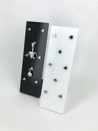 Présentoir Vitrines pour 8 Pendentifs 16 x 5 cm 