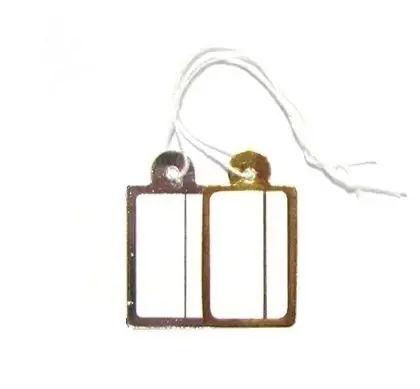 100 Etiquettes Prix 15 x 22 mm - Argent ou Or - ET25 