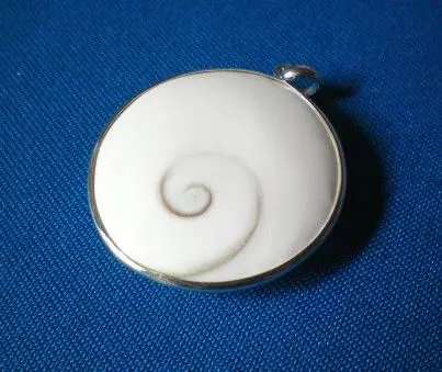 Pendentif Argent Oeil de Sainte Lucie 23 mm 