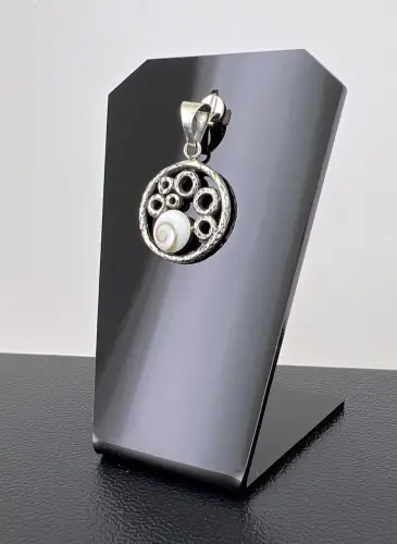 Pendentif Oeil de Sainte Lucie en Argent 92.5 