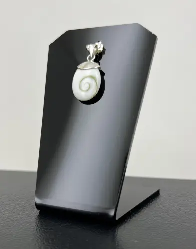 Pendentif Oeil de Sainte Lucie Ovale en Argent 925. 