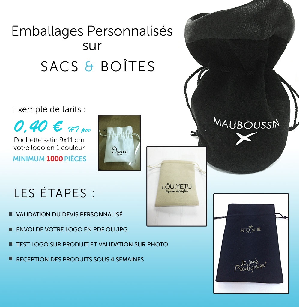 Pochettes logotées